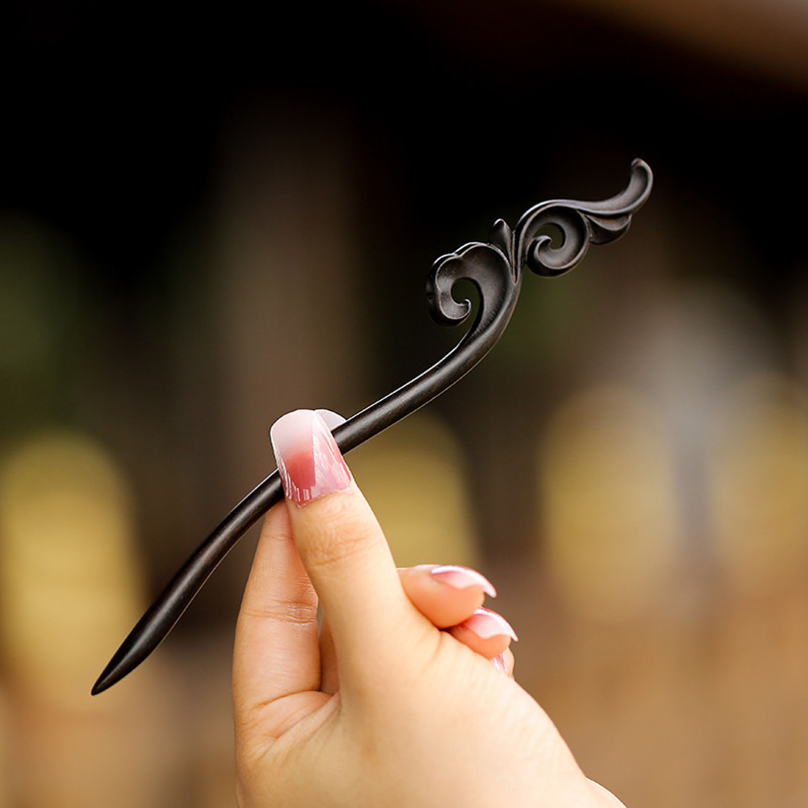 สไตล์จีนผม Minimalist ไม้จันทน - Hanbok Hair Pin บทวิจารณ์และราคา