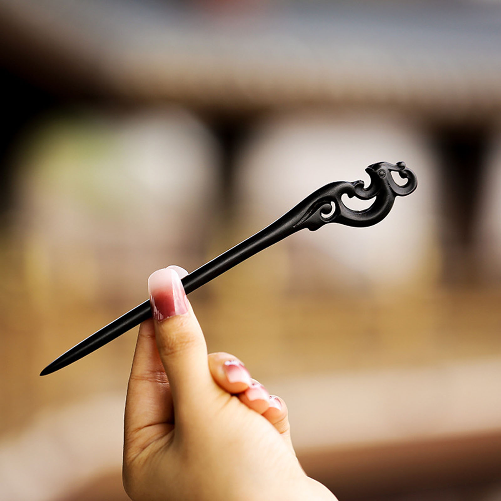 สไตล์จีนผม Minimalist ไม้จันทน - Hanbok Hair Pin บทวิจารณ์และราคา