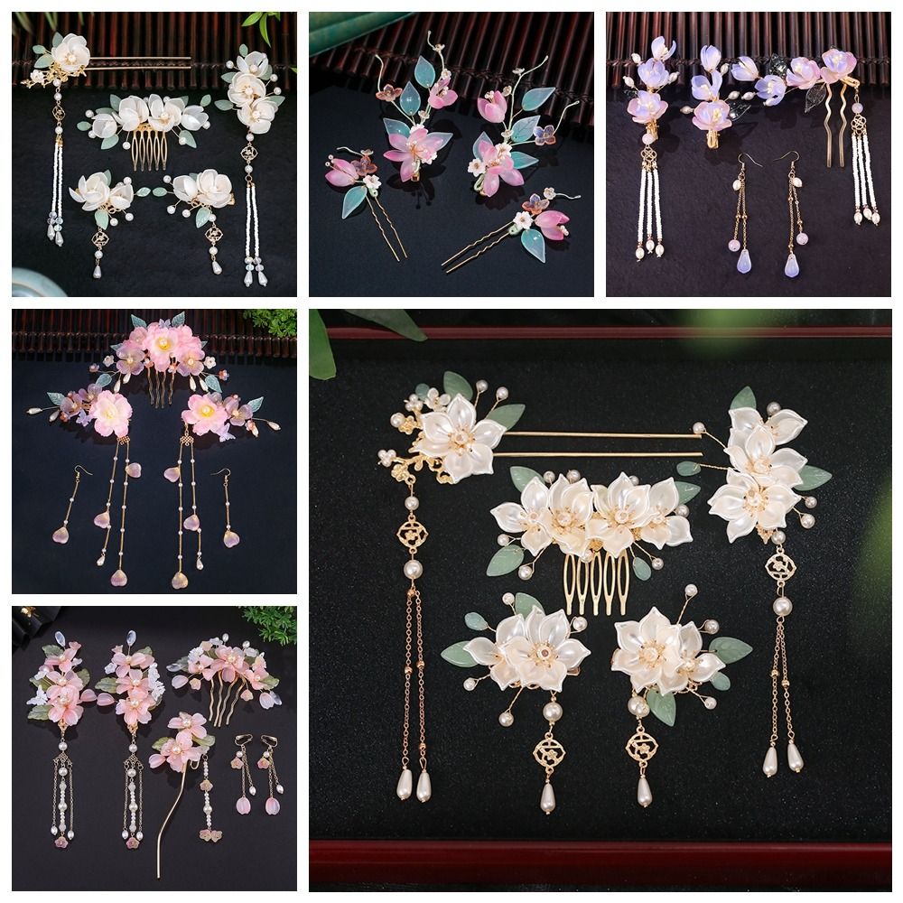 ชุดปิ่นปักผมสไตล์จีนโบราณแบบคล - Hanbok Hair Pin บทวิจารณ์และราคา