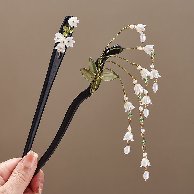 กิ๊บติดผมลายดอกลิลลี่ออฟเดอะแว - Hanbok Hair Pin บทวิจารณ์และราคา