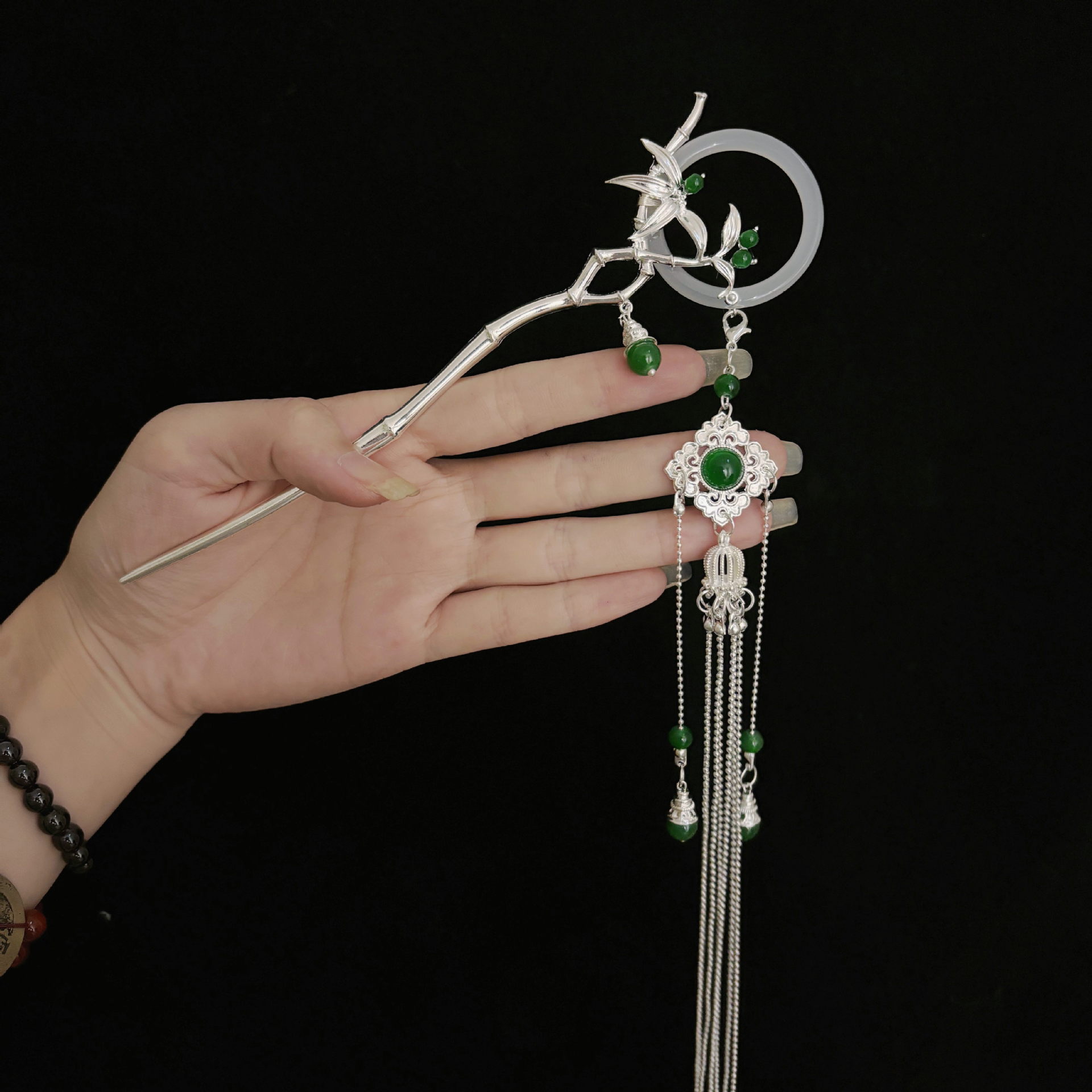 ปิ่นปักผมสไตล์จีน ทำจากไม้ไผ่  - Hanbok Hair Pin บทวิจารณ์และราคา