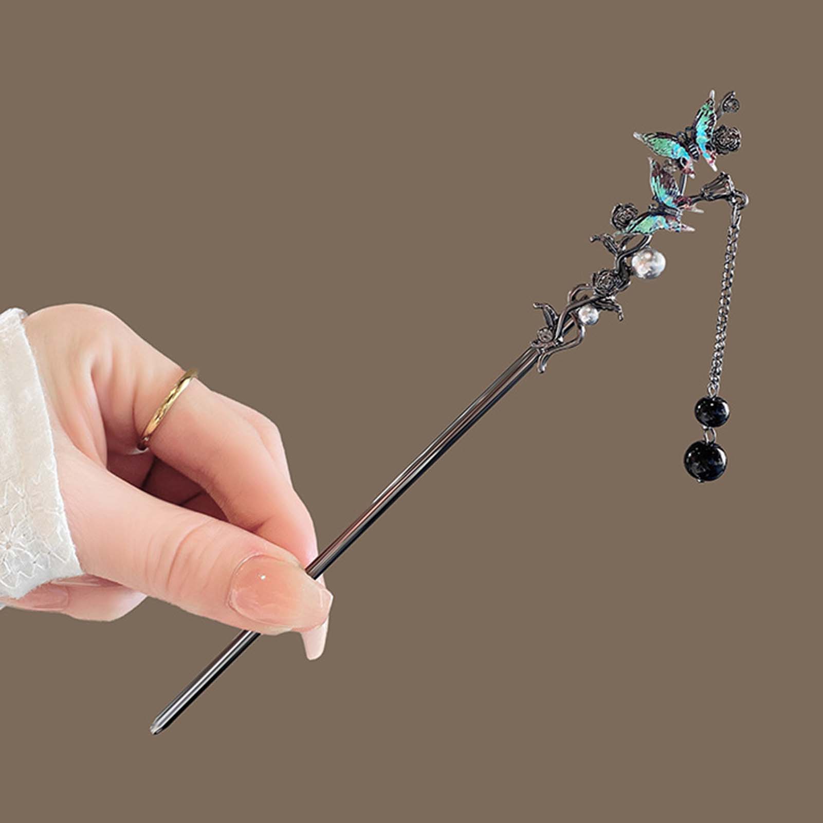 เครื่องประดับผมแบบจีนโบราณ  ปิ - Hanbok Hair Pin บทวิจารณ์และราคา