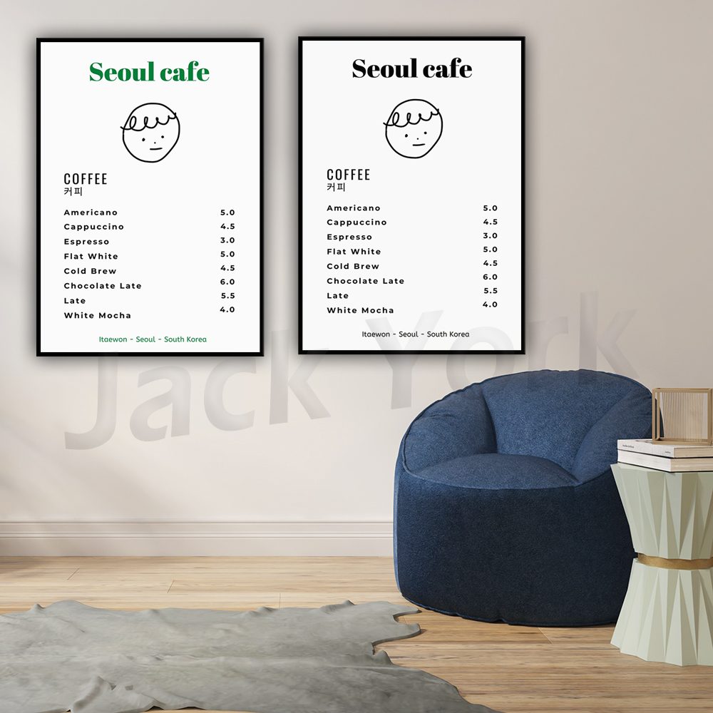 โซล Cafe พิมพ์ Wall Art พิมพ์  - Korean Arts And Lifestyle บทวิจารณ์และราคา