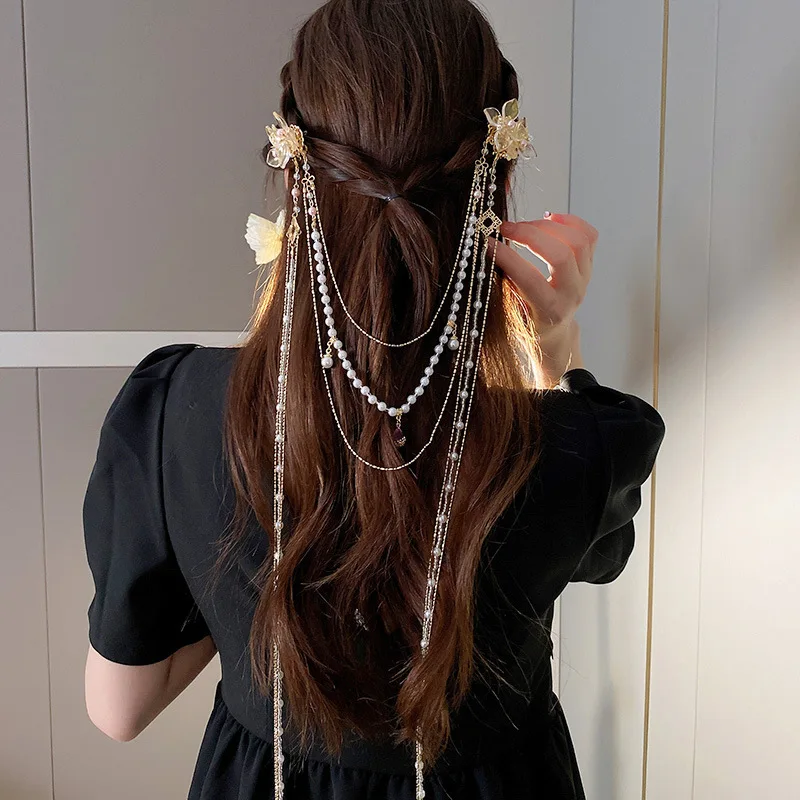 สไตล์จีนใหม่ Rhinestones ดอกไม - Hanbok Hair Pin บทวิจารณ์และราคา