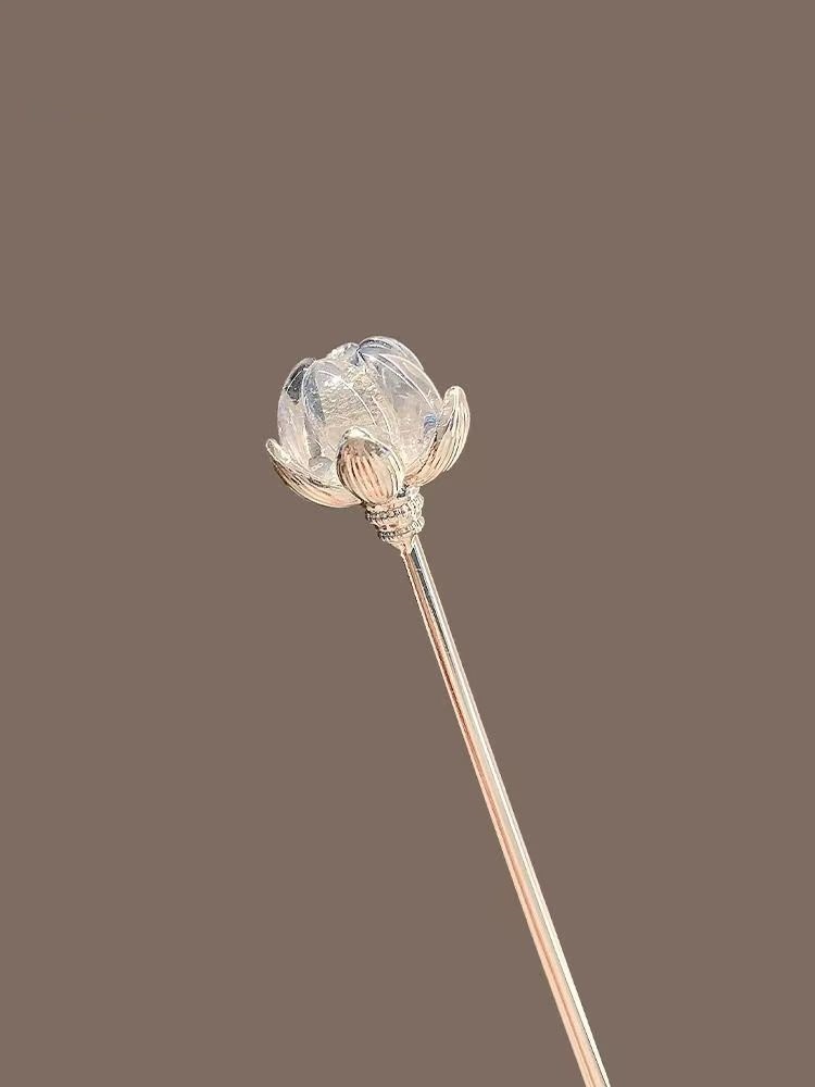 กิ๊บติดผมคริสตัลโลตัสสำหรับผู้ - Hanbok Hair Pin บทวิจารณ์และราคา