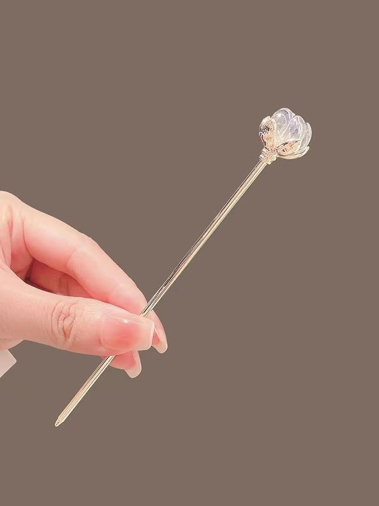 กิ๊บติดผมคริสตัลโลตัสสำหรับผู้ - Hanbok Hair Pin บทวิจารณ์และราคา
