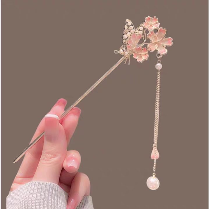 กิ๊บติดผมซากุระที่ให้ความรู้สึ - Hanbok Hair Pin บทวิจารณ์และราคา